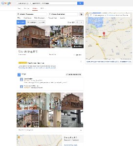 Scherm afdruk weergave Hotel Finder