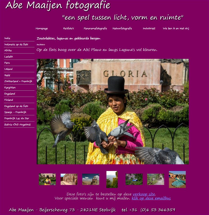 Screendump fotosite