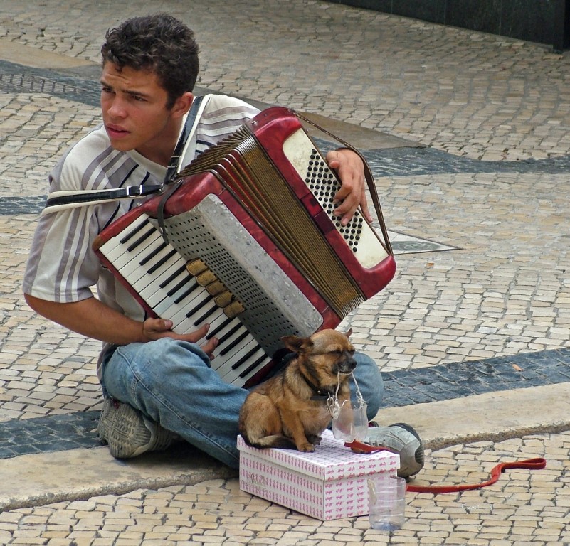 Straatmuzikant