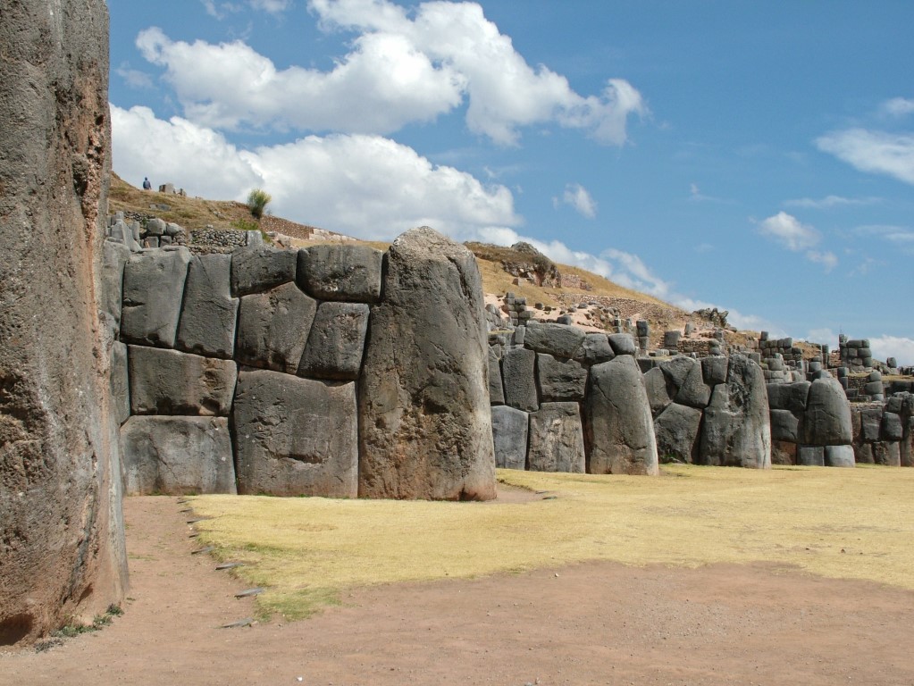 Inca ruine bij Cuzco Sacsayhuamán